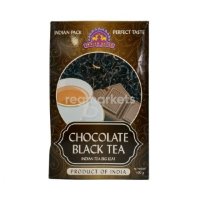 Шоколадный черный индийский чай крупнолистовой Индиан Базар
