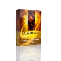 Натуральная краска для волос Золотисто-коричневая Lady Henna