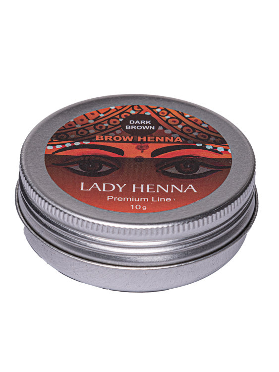 Хна для бровей Темно-коричневая Ledy Henna Premium